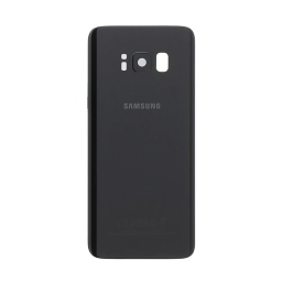 TAPA TRASERA PARA SAMSUNG G950/S8 (NEGRO) (C/LENS)