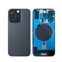 TAPA TRASERA IPHONE 16 PRO MAX (NEGRO) (CLENS)