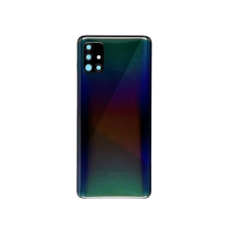 TAPA TRASERA PARA SAMSUNG A515 (NEGRO) (C/LENS)